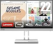 Lenovo L22e-40 22 inch PC Monitor | FHD, 1080p, 75Hz, IPS, 4ms, HDMI and VGA