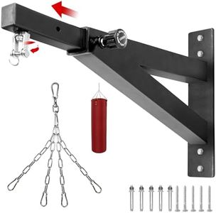 Yes4All Adjustable Wall Mount Heavy Bag Hanger with Swivel Chain