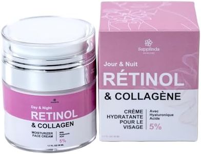 Face Moisturizer Retinol Cream - Day & Night Moisturizing Cream with Collagen & Hyaluronic Acid - Skin Care Facial Moisturizer for Women & Men