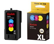 Kodak Verite 5 Replacement Inks (ALT1CA) XL Color Ink Jet Cartridge Compatible with Kodak Verite Printers V50, V55, V55W Eco, V55 Plus, V60 Eco, V640 Eco, V64 Series, V65 Eco, V65 Plus