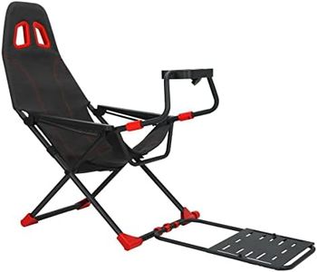 Racing Simulator Wheel Stand Sim Steering Gaming Foldable Adjustable Seat Cockpit Xbox Logitech Thrustmaster PS2 PS3