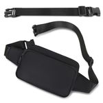 Bumbags for Women Ladies Men Waterproof Unisex Waist Pack with 30cm Extended Belt and Headphone Jack Fanny Pack for Dog Walking Running Traveling Cycling Hiking Outdoor Sport