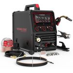 YESWELDER Firstess DP200 Multiprocess MIG Welder, Dual Pulse 7-Inch LCD Screen 120V/240V, 6-In-1 MIG/Pulsed MIG/Flux Core/Spool Gun MIG/Lift TIG/Stick Welding Machine