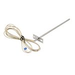 RTD Temperature Sensor, Not Include PTG, Replacement for Traeger Digital Thermostat Wood Pellet Grills Grill Oven Probe Replacement Part, 7.08in Internal Grill Sensor Probe, 47.2in Heat Woven Wires