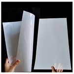 10 Pack 7.5 Mil Blank Stencil Sheets 12 x 24 inch Mylar Sheet Milky Translucent PET Blank Stencil Making Sheet Blank Mylar Templates for DIY Art Craft, Cricut, Silhouette, Template Material