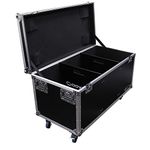 Odyssey FZUT34422WS Flight Zone Utility Trunk - Touring Case with Wheels - Caster Stacking Plates - 2 Removable Dividers - Rugged Exterior Design - Black