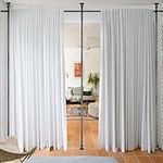 Room Divider Curtain Rod, No Drilli