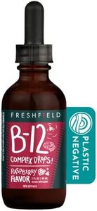 Freshfield B Complex Drops: B12, B2, B3, B5, and B6, Vegan-Friendly Liquid Formula, Enhanced Absorption | 1200 mcg Methylcobalamin | Energize, Elevate Mood, and Support Heart Health