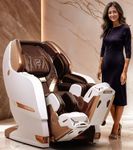 GLOBAL RELAX® | CENTURION PHANTOM 8D Massage Chair | Unique Experience: Independent Leg Movement | Thermotherapy I Zero Gravity | 32 Programs | Brain Massage I Bluetooth