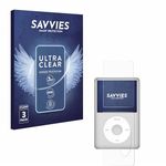 Savvies 6 Pack Screen Protector compatible with Apple iPod Classic (Front+Back, 5.5 Gen.) Protection Film Clear