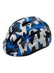 FABSPORTS Camouflage Printed Safety Helmet for Kids-Boys & Girls (5-12 Years), Light Weight Bicycle/Bike Helmet, Adjustable Size, Superior Ventilation for Cycling/Skating/Skate Boarding