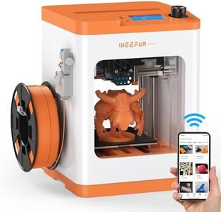 TINA2S 3D Printer, WEEFUN 3D Printers for Beginners, WiFi Printing Mini 3D Printer Fully Assembly, Auto Leveling 3D Printers for Kids, Silent Print, Fully Open Source DIY 3D Printing for Home, School