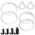 6 PCS Bottle Gasket Replacement for Thermoflask 24oz/32oz/40oz/64oz Insulated Stainless Steel Bottle Lid, Silicone Sealing Ring O Ring Bottle Gasket Replacement for Straw Lid, Spout Lid & Chug Lid