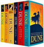 Dune Series 6 Books Collection Set By Frank Herbert (Children Of Dune, Dune, Dune Messiah, God Emperor of Dune, Heretics of Dune, Chapter House Dune)