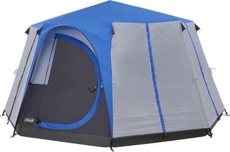 Coleman Octagon 6-8 Person Dome Tent – Waterproof Family Camping Shelter