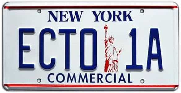 Ghostbusters 2 | ECTO-1A | Metal Stamped License Plate