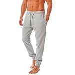 Iron Mountain Mens Reclaimed Yarn Eco Friendly Jogging Bottoms Sweatpants, Charcoal Marl, XL