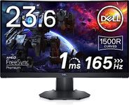 Dell-S2422HG 24" (60.96 cm) FHD Curved Screen (1500R) Gaming Monitor, 165 Hz, 1ms, Brightness: 350 Cd/M²,Anti-Glare 3H Hardness, LED Edgelight System, 16.7M Colors, 3 Year Warranty, Black