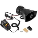 MIKANIX 12V Vehicle PA Speaker System with Microphone & Remote Control | Loud Public Announcement Horn Amplifier for Car, Bike & Outdoor Use