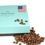 Hayman Coffee, 100% Kona Coffee Beans, Whole Bean Coffee Medium Roast, Fresh Coffee Beans, 680g/24oz (Pack of 1) | Pure Kona Coffee Whole Bean, Hawaiian Coffee Beans, Hawaii Coffee