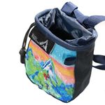 Madu Climb - Rock Climbing Chalk Bag Water Colour (Blue Artwork)