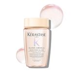 Kérastase Gloss Absolu Anti-Frizz Shampoo For Bouncy, Glossy Hair | Fine To Medium Hair | 4-Days Anti-Frizz | With Hyaluronic & Glycolic Acid, Wild Rose-In-Oil | 80ml