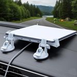 Car Mount for Starlink Mini, Suction Cup Dash Mount for Starlink Dashboard & Windshield, Star-Link Holder Stand Accessories Kit for RV, Truck, Van - Stable Satellite Signal & Unobstructed View