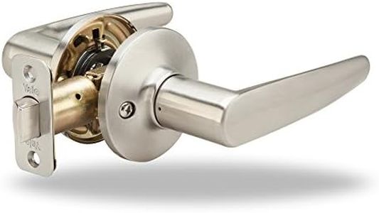 Yale Edge Alpharetta Lever in Satin Nickel - Passage