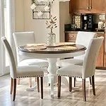 COLAMY Upholstered Parsons Dining C