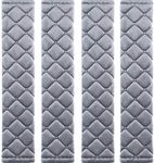 MIKAFEN 4 Pack Universal Car Seat Belt Pads, Adult Seat Belt Shoulder Strap Covers Harness Pad for Car/Bag,Soft Comfort Helps Protect You Neck Shoulder from The Seat Belt Rubbing 4pack-Gray