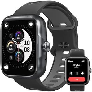 anyloop Reloj Inteligente Mujer Hombre con Llamada, Smartwatch con GPS Incorporado, Pantalla AMOLED de 1,78” Reloj Deportivo,Pulsómetro/Monitor de Sueño/Podómetro, Impermeable IP68 para Android iOS