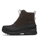 THE NORTH FACE Men's Chilkat V Pull-On Insulated Snow Boot, Coffee Brown/Tnf Black, 10.5 UK