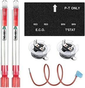 Dreyoo RV Water Heater Thermal Cutoff with ECO Thermostat Assembly Kit, UL Listed Replacement Part Compatible with Atwood 91447 93866 (2 Pcs)