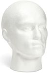 Male Head Form, Foam Mannequin Disp