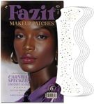 Fazit Carnival Speckles - Glitter Freckle Makeup Patches - Shimmering Faux Freckles & Body Glitter - Waterproof, Long-Lasting Instant Glamour for Festivals & Parties - 6 Temporary Patches Per Pack