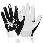 LynsaTac Youth Football Gloves Kids Silicone Grip Receiver Gloves for Kids Youth Football Gloves for Improved Ball Control - Enhance The Sport Experience