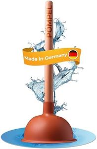 The Plunger I Plunger, Suction Plunger Drain 140 mm Large, Perfect Drain Cleaner for Shower, Toilet, Bathtub or Sink in Top Craftsmanship Quality, Made in Germany aquabook