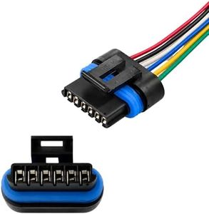 AUTO OCCASION Throttle Position Sensor Connector 6 Pin Actuator TPS Pigtail Plug Pre-Wired with 7.5''