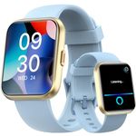 Fitpolo Smart Watches for Men/Women, 1.8'' Alexa Built-in Fitness Tracker Watch with Bluetooth Calls, IP68 Waterproof, Heart Rate/Sleep/SpO2/Stress Monitor, 110 Sport Modes for Android & iPhone