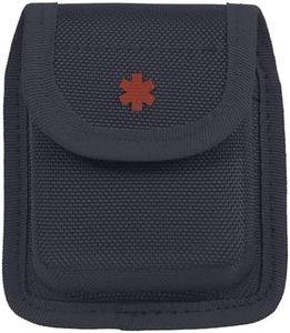 Rothco Nasal Spray Pouch with Snap Closure - Hard Molded Spray Case - 4" x 4.5" x 1.5" - Midnight Navy Blue