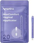 MaxComfort Tapered Vaginal Rectal Suppository Applicator Fits All Prescription Capsule, IVF Tablet, Pill, Softgel, Gel, Cream 20-Counts