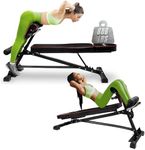 Yes4All Multi-Functional Workout Bench, Sit Up Bench, Weight Bench, Roman Chair & Back Extension for Core Training