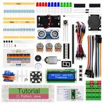 Freenove Super Starter Kit for Raspberry Pi Pico (Not Included) (Compatible with Arduino IDE), 513-Page Detailed Tutorial, 175 Items, 87 Projects, Python C Java Code