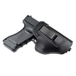 Gexgune Hunting Holster Leather Gun Holster for Glock 17 19 21 23 26 Beretta 92 Sig Sauer P226 SP2022 Tactical Concealed IWB (Black)