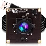 G USB3.0 Camera High Speed 50fps Web Cam Module,Full HD 1080P Web Camera,Wide Angle 3.6mm lens IMX291 Webcamera,0.01Lux Low Illumination Embedded usb Camera Module for Windows,Linux,Mac,Raspberry Pi