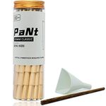 PaNt King Size Paper Cone Rolls, 100PC with Cone Loader, 2 Doob Tubes & Sealed Cans - Natural Unrefined, PaNt Brand