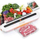 Billord Vacuum Sealer Machine for Food - Food Vacuum Sealer, Automatic Food Sealer Machine, Smart Food Packer Equipped with Vacuum Bags and Starter Kit for Food Preservation