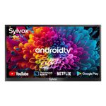 SYLVOX 65" Smart Outdoor TV for Android TV, 4K UHD 1000Nit Brightness Outdoor Television for Partial Sun, IP55 Waterproof Outside TV Share to TV, Voice Assistant, WiFi, 3 HDMI Input (Deck Pro Series)