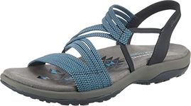 Skechers REGGAE SLIM - SKECH APPEAL, Women's Heels Sandals, Blue (Navy Gore Nvy), 7 UK (40 EU)