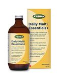 Flora Health Daily Multi Essentials+ Liquid Multivitamin Formula - Easy Absorption, Rich in Antioxidants Vitamins A, C & E, Full Range of B Vitamins & Minerals – Immune-Supporting Elderberry - 445 mL